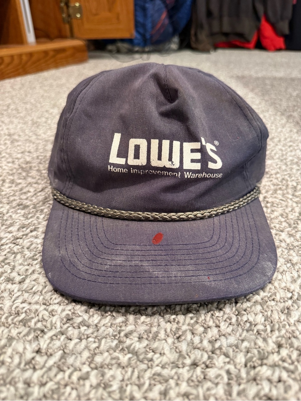Vintage Lowe’s Home Improvement Blue Hat